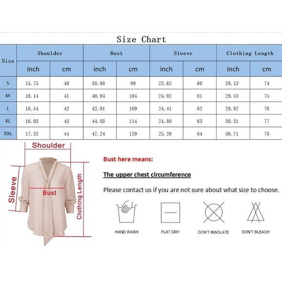 🆕️Long Sleeve Casual V Neck Chiffon Blouses Khaki - Picture 5 of 5